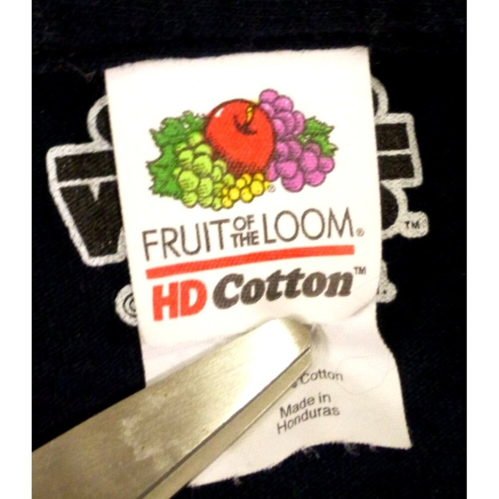 Star Wars Black Graphic Tee Darth Vader Stormtroopers AT-AT Print Fruit Of The L - Picture 5 of 9